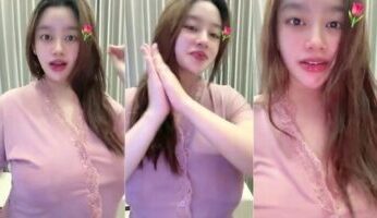 Uting Jelas Keyshit Tobrut Pink No Bra Instagram