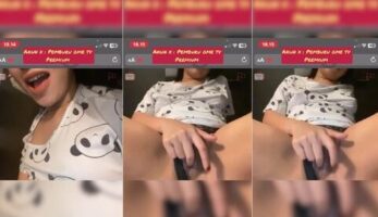 VCS Selebgram Baju Putih Terhasut Colmek di Ome TV