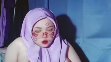 DAMIA Zahra Hijab Sange Buka Baju Colmek Enak