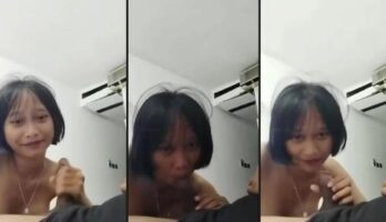 Cewek Bondol dengan Tekanan Bahagia Nyepong Ayang