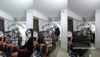 Prank Pacar Teman Bertamu Ngewe di Belakang Dapur